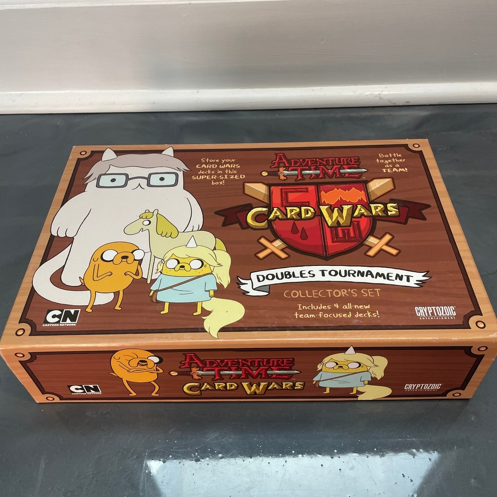 Adventure Time Card Wars Doubles Tournament Collector's Set Sealed Card Decks